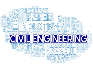 Image showing Civil Engineering Indicates Recruitment Worker And Job