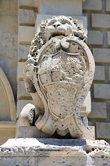 Image showing architectural detail entry to mdina silent city malta