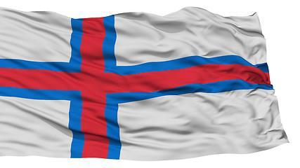 Image showing Isolated Faroe Islands Flag