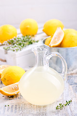 Image showing lemon drink