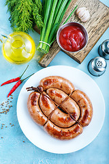 Image showing sausages