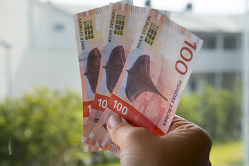 Image showing Norwegian Currency