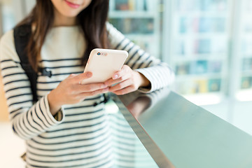 Image showing Woman use of smart phone