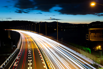 Image showing Speed Traffic on highway