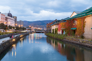 Image showing Otaru at night