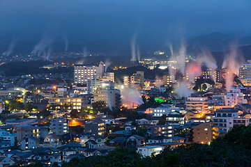 Image showing Beppu city in Japan at night