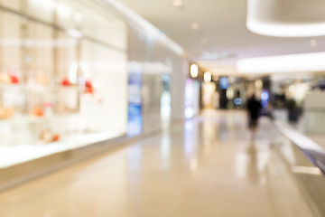 Image showing Defocused of shopping center