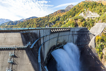 Image showing Kurobe Dam in Japan