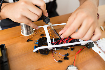 Image showing Making of flying drone