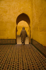 Image showing Mausoleum of Moulay Idris in Meknes, Morocco.