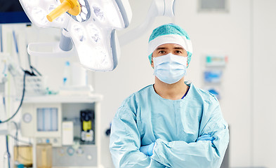 Image showing surgeon in operating room at hospital