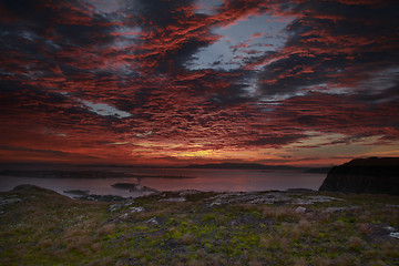 Image showing Red Sky