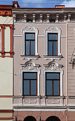 Image showing windows of the ancient building