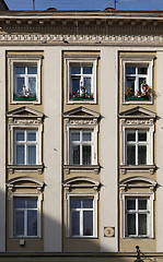 Image showing windows of reconstructed building