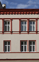 Image showing windows of old building