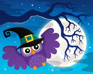 Image showing Halloween owl topic image 1