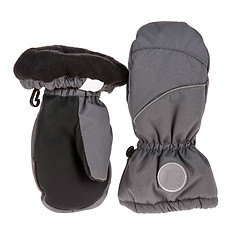 Image showing Children\'s autumn-winter mittens