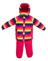 Image showing Childrens snowsuit fall