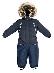 Image showing Childrens snowsuit fall