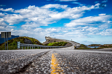 Image showing Atlantic Ocean Road Norway