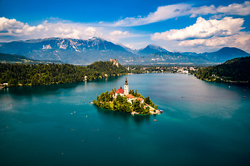 Image showing Slovenia - resort Lake Bled.