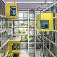 Image showing Interior of of morden office building.