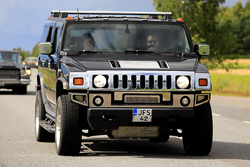 Image showing Hummer H2 Truck on the Road