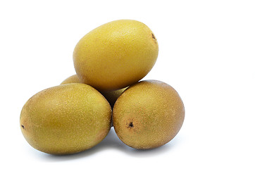 Image showing Whole yellow or gold kiwi fruit