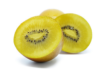 Image showing Yellow gold kiwi fruit