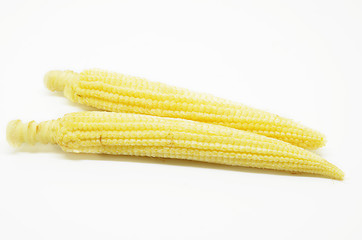 Image showing Baby corn cobs