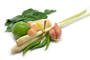 Image showing Thai Tom Yam soup herbs