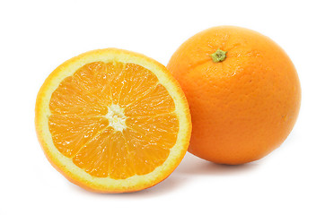 Image showing Isolated oranges fruits