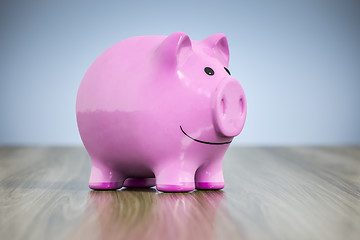 Image showing piggy bank smile