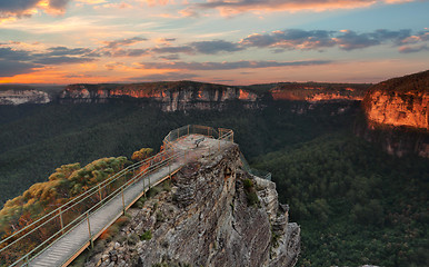 Image showing Blue Mountains Lookout Pulpit Rock