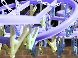 Image showing clothes hangers