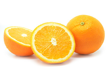 Image showing Isolated oranges fruits