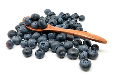 Image showing Tasty blueberries isolated