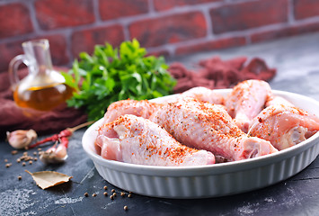 Image showing raw chicken legs