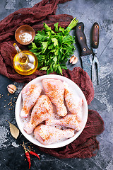 Image showing raw chicken legs