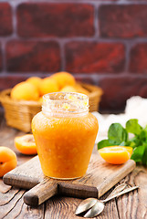 Image showing fresh apricot jam