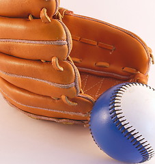 Image showing baseball and glove