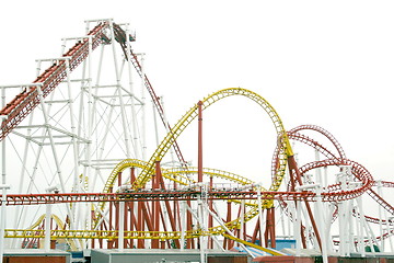 Image showing roller coaster ride