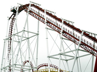 Image showing roller coaster ride