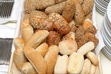 Image showing Bread in Basket