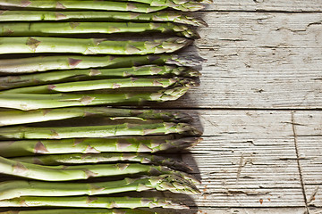 Image showing fresh asparagus background