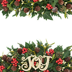 Image showing Christmas Background Border