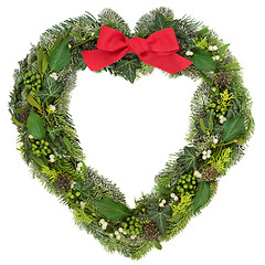 Image showing Heart Shaped Wreath Decoration