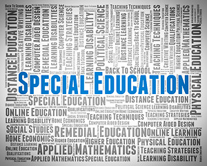 Image showing Special Education Means Slow Learning And College