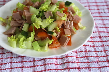 Image showing ham salad