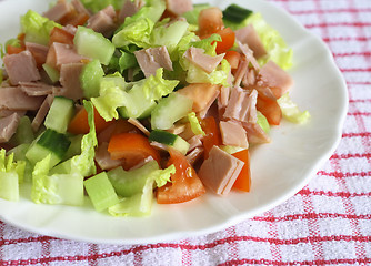 Image showing ham salad